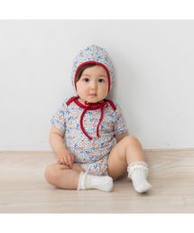 トイザらス・ベビーザらス（トイザラスベビーザラス）の「【5/8(金)発売】FirstCloset×mioさん 半袖ボディスーツ ボンネット付き（ロンパース）」