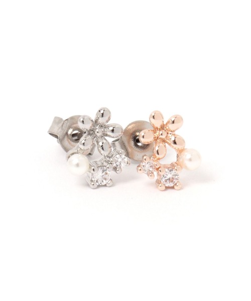 LAKOLE（ラコレ）の「フラワーサークルプチピアス / 663511（ピアス（両耳用）・レディース・ピンク系その他/その他1・FREE）」の4枚目の写真