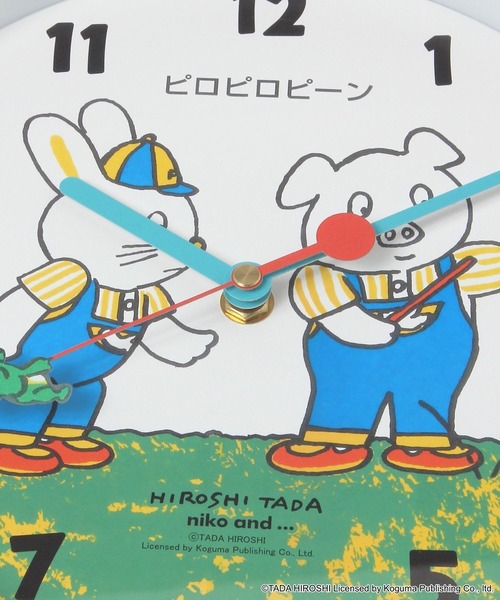 niko and...(ニコアンド)の「【多田ヒロシ】コラボウォールクロック(掛け時計・レディース・オレンジ・0)」の5枚目の写真