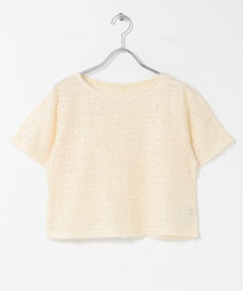 SENSE OF PLACE by URBAN RESEARCH（センスオブプレイスバイアーバンリサーチ）の「レースフェザーカットトップ（Tシャツ/カットソー・レディース・アイボリー/オレンジ/ブラック・ONE）」の13枚目の写真