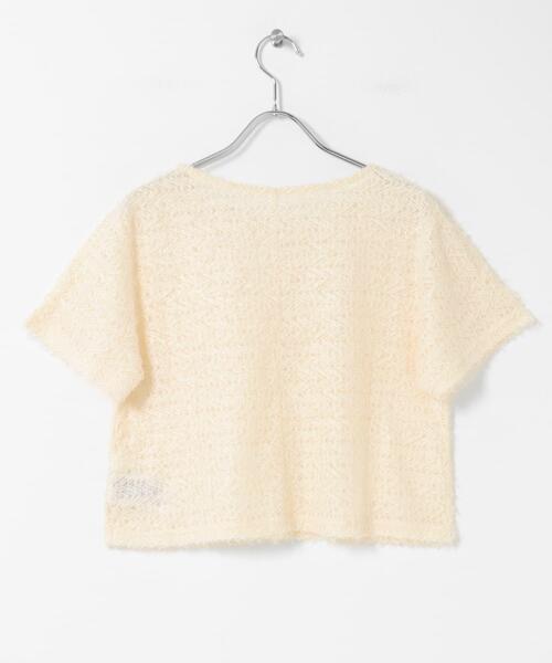 SENSE OF PLACE by URBAN RESEARCH（センスオブプレイスバイアーバンリサーチ）の「レースフェザーカットトップ（Tシャツ/カットソー・レディース・アイボリー/オレンジ/ブラック・ONE）」の15枚目の写真