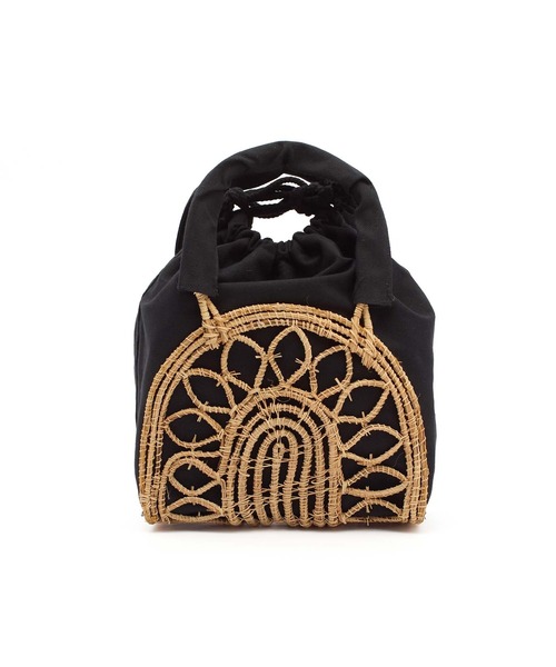TARANGO(タランゴ)の「(TARANGO)PARM BASKET(かごバッグ・レディース・ブラック・ONE SIZE)」の8枚目の写真
