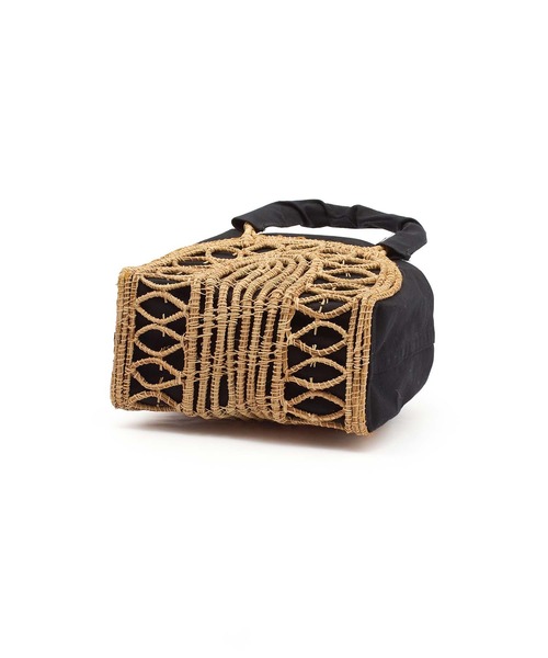 TARANGO(タランゴ)の「(TARANGO)PARM BASKET(かごバッグ・レディース・ブラック・ONE SIZE)」の3枚目の写真
