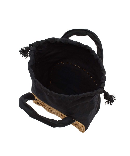 TARANGO(タランゴ)の「(TARANGO)PARM BASKET(かごバッグ・レディース・ブラック・ONE SIZE)」の2枚目の写真