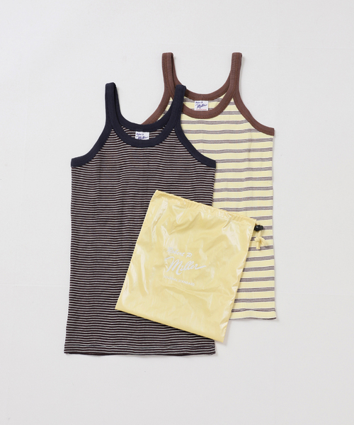 MILLER(ミラー)の「《追加》別注【MILLER/ミラー】 for JSリブタンクトップ 2枚セット(タンクトップ・レディース・A/B/D/C・FREE)」の6枚目の写真