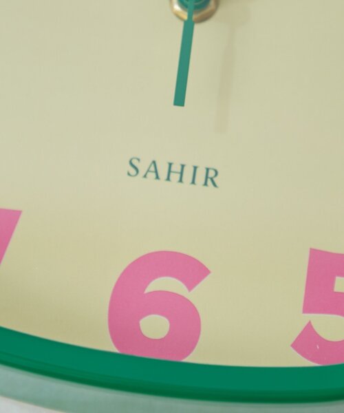 SAHIR(サヒール)の「【SAHIR サヒール】Square Wallclock スクエア掛け時計(掛け時計・レディース・ブルー/グリーン・0)」の7枚目の写真