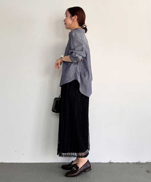 BAYFLOW(ベイフロー)の「【低身長caho146cmさんコラボ】マルチWAYレーススカート(スカート・レディース・ブラック/オフホワイト・SMALL/X-SMALL)」の16枚目の写真