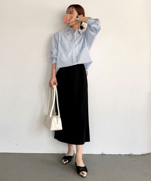 BAYFLOW(ベイフロー)の「【低身長caho146cmさんコラボ】マルチWAYレーススカート(スカート・レディース・ブラック/オフホワイト・SMALL/X-SMALL)」の19枚目の写真