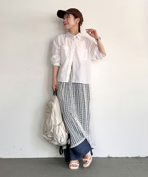 BAYFLOW(ベイフロー)の「【低身長caho146cmさんコラボ】マルチWAYレーススカート(スカート・レディース・ブラック/オフホワイト・SMALL/X-SMALL)」の22枚目の写真