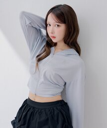 【UVケア】短丈パーカー