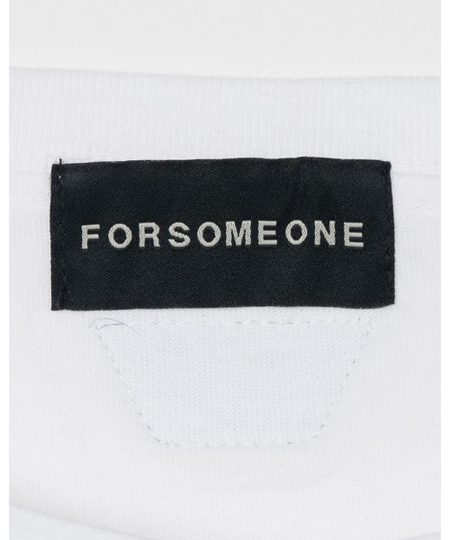 FORSOMEONE(フォーサムワン)の「FORSOMEONE SOLID TEE(Tシャツ/カットソー・メンズ・ブラック/ホワイト・46/44/50/48)」の8枚目の写真