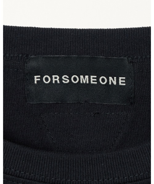 FORSOMEONE(フォーサムワン)の「FORSOMEONE SOLID TEE(Tシャツ/カットソー・メンズ・ブラック/ホワイト・46/44/50/48)」の9枚目の写真