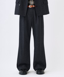 Casper John(�L���X�p�[�W����)��Wool straight slacks/�E�[���X�g���[�g�X���b�N�X(�X���b�N�X)