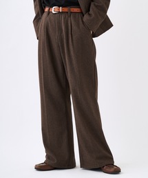 Casper John（キャスパージョン）の「Wool straight slacks/ウールストレートスラックス（スラックス）」