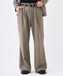 Casper John（キャスパージョン）の「Wool straight slacks/ウールストレートスラックス（スラックス）」