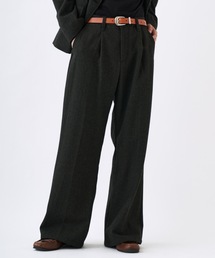 Casper John（キャスパージョン）の「Wool straight slacks/ウールストレートスラックス（スラックス）」