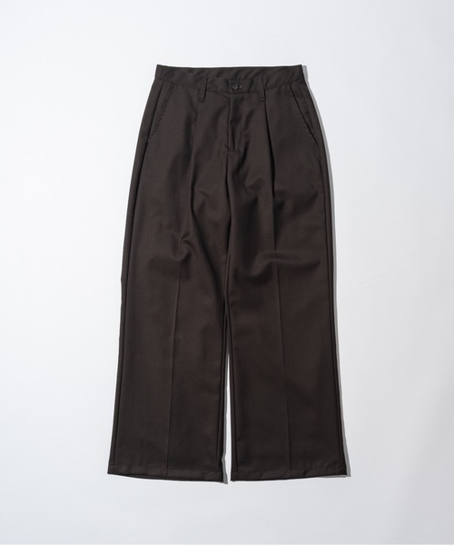 CASPER JOHN(キャスパージョン)の「Wool straight slacks/ウールストレートスラックス(スラックス・メンズ・ネイビー/ブラック/グリーン/ダークブラウン/チャコールグレー・SMALL/X-SMALL/LARGE/MEDIUM)」の11枚目の写真