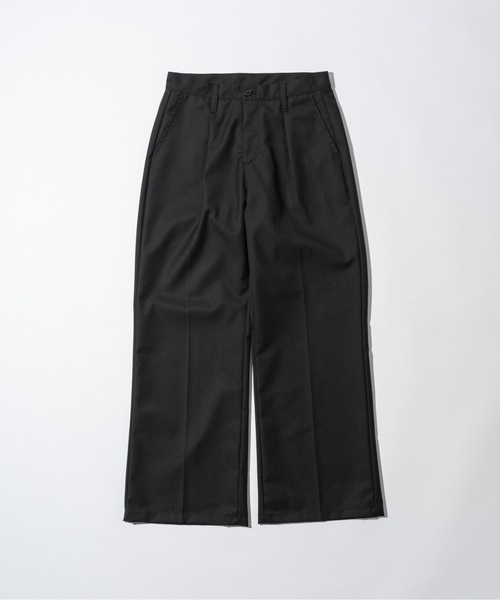CASPER JOHN(キャスパージョン)の「Wool straight slacks/ウールストレートスラックス(スラックス・メンズ・ネイビー/ブラック/グリーン/ダークブラウン/チャコールグレー・SMALL/X-SMALL/LARGE/MEDIUM)」の6枚目の写真