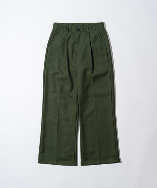 CASPER JOHN(キャスパージョン)の「Wool straight slacks/ウールストレートスラックス(スラックス・メンズ・ネイビー/ブラック/グリーン/ダークブラウン/チャコールグレー・SMALL/X-SMALL/LARGE/MEDIUM)」の17枚目の写真