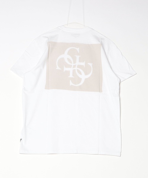 Guess(ゲス)の「QUATTRO G Mist Tee Tシャツ 半袖 バックプリント(Tシャツ/カットソー・メンズ・ブラック/ホワイト・SMALL/MEDIUM/LARGE/X-LARGE/XX-LARGE)」の1枚目の写真