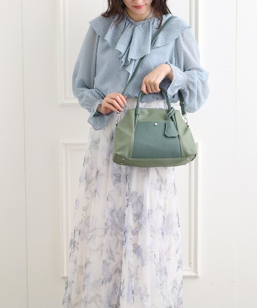 ESPERANZA(エスペランサ)の「【EC限定】ショルダー付ナイロンボストン(ボストンバッグ・レディース・グリーン系その他4/キャメル/ブラック系2・FREE)」の6枚目の写真
