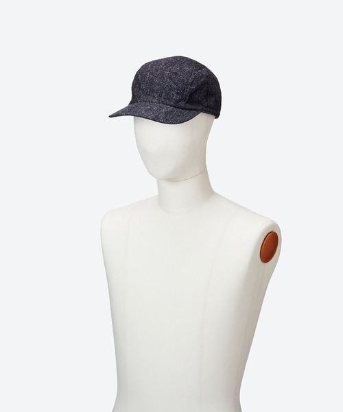 KIJIMA TAKAYUKI（キジマ　タカユキ）の「COTTON SILK DENIM JET CAP（キャップ・レディース・インディゴブルー・FREE）」の2枚目の写真