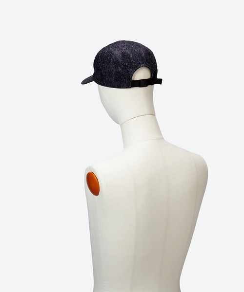 KIJIMA TAKAYUKI（キジマ　タカユキ）の「COTTON SILK DENIM JET CAP（キャップ・レディース・インディゴブルー・FREE）」の3枚目の写真