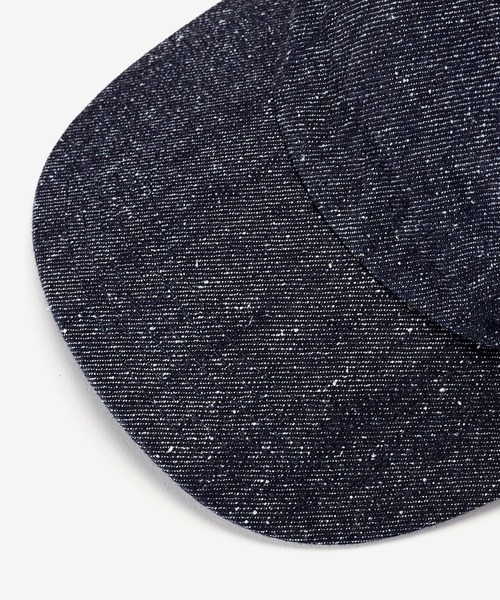 KIJIMA TAKAYUKI（キジマ　タカユキ）の「COTTON SILK DENIM JET CAP（キャップ・レディース・インディゴブルー・FREE）」の4枚目の写真