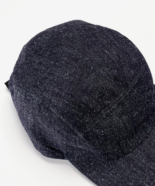 KIJIMA TAKAYUKI（キジマ　タカユキ）の「COTTON SILK DENIM JET CAP（キャップ・レディース・インディゴブルー・FREE）」の5枚目の写真