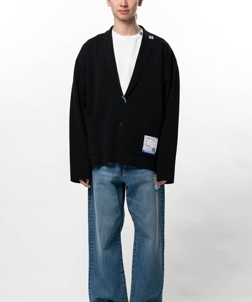 In・stru(men-tal).(インストルメンタル)の「Milan Rib Jacket(テーラードジャケット・メンズ・ブラック・46)」の1枚目の写真