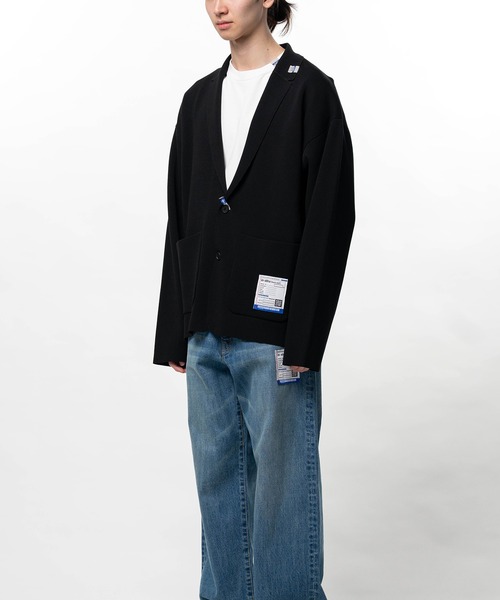 In・stru(men-tal).(インストルメンタル)の「Milan Rib Jacket(テーラードジャケット・メンズ・ブラック・46)」の2枚目の写真