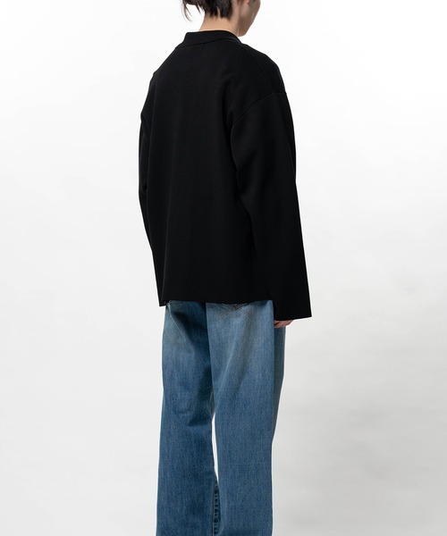 In・stru(men-tal).(インストルメンタル)の「Milan Rib Jacket(テーラードジャケット・メンズ・ブラック・46)」の3枚目の写真