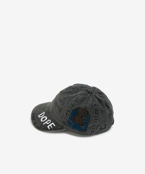 ROYAL FLASH（ロイヤルフラッシュ）の「guernika/ゲルニカ/HAND PAINTED CAP/Pigment（キャップ・メンズ・イエロー/ブラック/カーキ・FREE）」の13枚目の写真