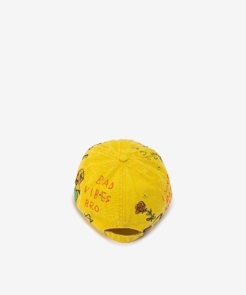 ROYAL FLASH（ロイヤルフラッシュ）の「guernika/ゲルニカ/HAND PAINTED CAP/Pigment（キャップ・メンズ・イエロー/ブラック/カーキ・FREE）」の6枚目の写真
