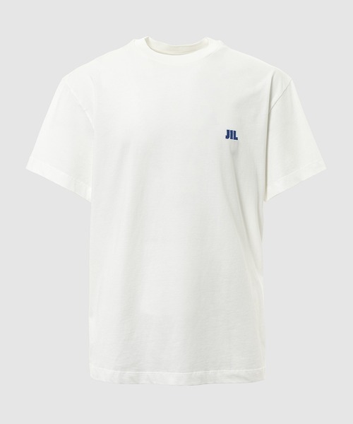 JIL SANDER（ジルサンダー）の「T-SHIRT CN SS - EMB（Tシャツ/カットソー・メンズ・ホワイト/ブラック・S/L/M）」の2枚目の写真