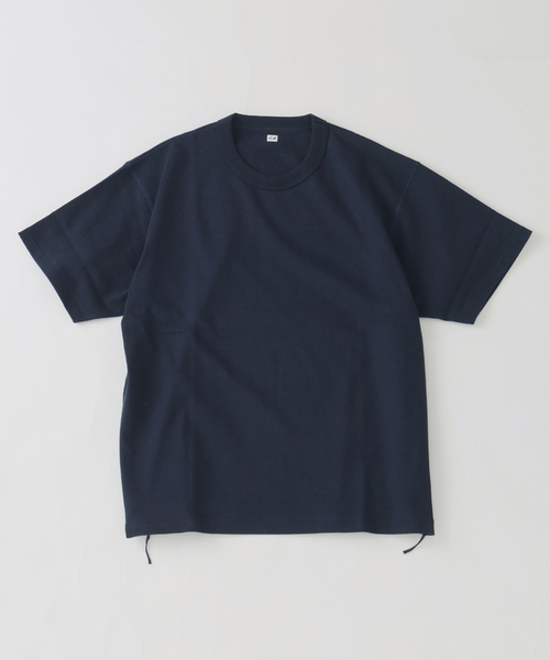 Ets.MATERIAUX(マテリオ)の「ETS.MATERIAUX(マテリオ) GOKUZYUKU 天竺 Tシャツ(Tシャツ/カットソー・メンズ・ベージュ系その他/ブラック/ネイビー/チャコールグレー/ホワイト・2/3)」の5枚目の写真