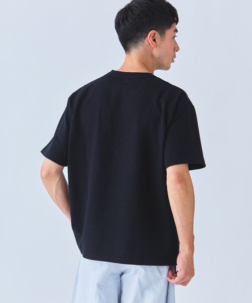 Ets.MATERIAUX(マテリオ)の「ETS.MATERIAUX(マテリオ) GOKUZYUKU 天竺 Tシャツ(Tシャツ/カットソー・メンズ・ベージュ系その他/ブラック/ネイビー/チャコールグレー/ホワイト・2/3)」の12枚目の写真