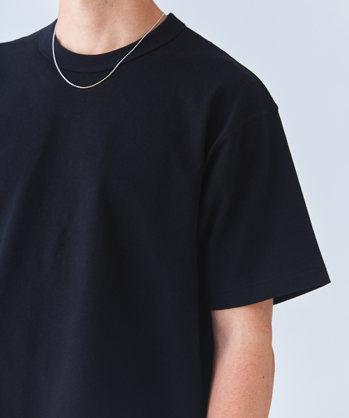 Ets.MATERIAUX(マテリオ)の「ETS.MATERIAUX(マテリオ) GOKUZYUKU 天竺 Tシャツ(Tシャツ/カットソー・メンズ・ベージュ系その他/ブラック/ネイビー/チャコールグレー/ホワイト・2/3)」の13枚目の写真