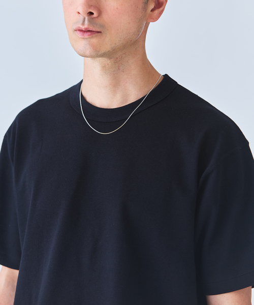 Ets.MATERIAUX(マテリオ)の「ETS.MATERIAUX(マテリオ) GOKUZYUKU 天竺 Tシャツ(Tシャツ/カットソー・メンズ・ベージュ系その他/ブラック/ネイビー/チャコールグレー/ホワイト・2/3)」の14枚目の写真