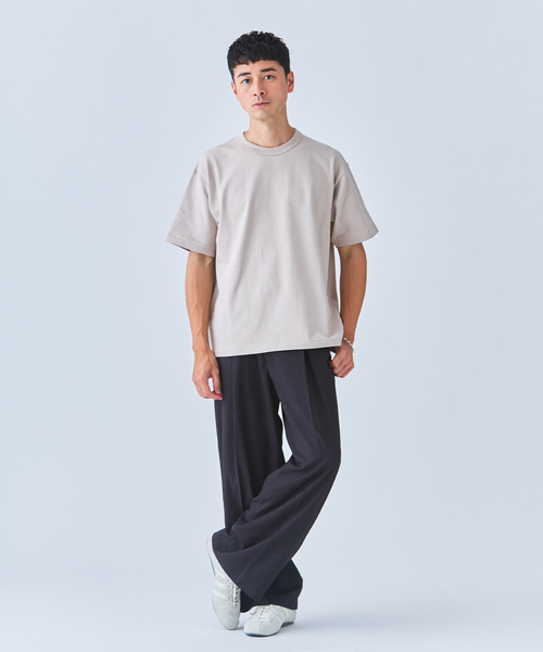 Ets.MATERIAUX(マテリオ)の「ETS.MATERIAUX(マテリオ) GOKUZYUKU 天竺 Tシャツ(Tシャツ/カットソー・メンズ・ベージュ系その他/ブラック/ネイビー/チャコールグレー/ホワイト・2/3)」の17枚目の写真
