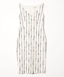 Max Mara（マックスマーラ）の「ストライプ柄ノースリーブワンピース（ワンピース）」