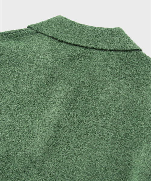 NONBLANK（ノンブランク）の「ポロカラー ニット_GREEN（ニット/セーター・メンズ・グリーン・MEDIUM/LARGE/X-LARGE）」の5枚目の写真