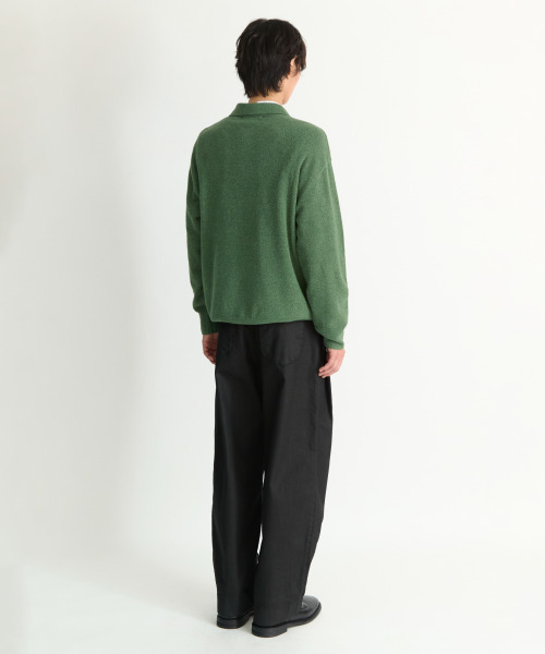 NONBLANK（ノンブランク）の「ポロカラー ニット_GREEN（ニット/セーター・メンズ・グリーン・MEDIUM/LARGE/X-LARGE）」の10枚目の写真