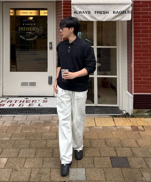NONBLANK（ノンブランク）の「ポロカラー ニット_GREEN（ニット/セーター・メンズ・グリーン・MEDIUM/LARGE/X-LARGE）」の15枚目の写真