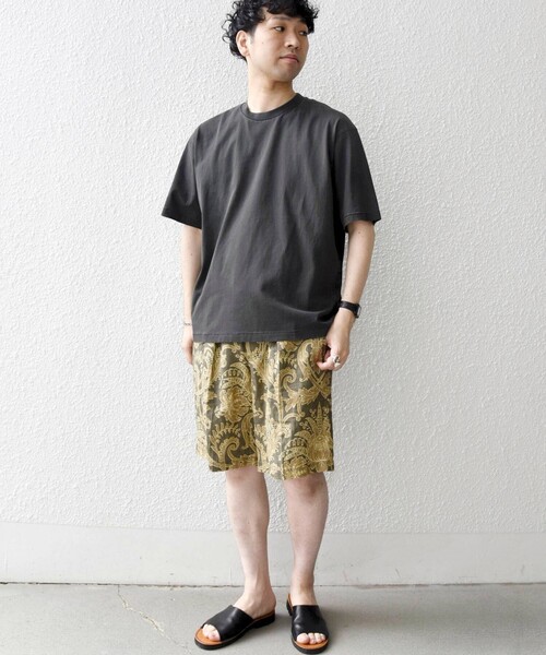 SHIPS any(シップス エニィ)の「【SHIPS any別注】ONEITA:〈洗濯機可能〉ピグメント ダイ リラックス Tシャツ◇(Tシャツ/カットソー・メンズ・ライトグリーン/オフホワイト/レッド/ブラック・X-LARGE/LARGE/MEDIUM)」の7枚目の写真
