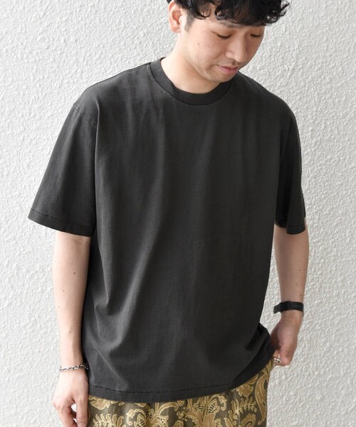 SHIPS any(シップス エニィ)の「【SHIPS any別注】ONEITA:〈洗濯機可能〉ピグメント ダイ リラックス Tシャツ◇(Tシャツ/カットソー・メンズ・ライトグリーン/オフホワイト/レッド/ブラック・X-LARGE/LARGE/MEDIUM)」の11枚目の写真