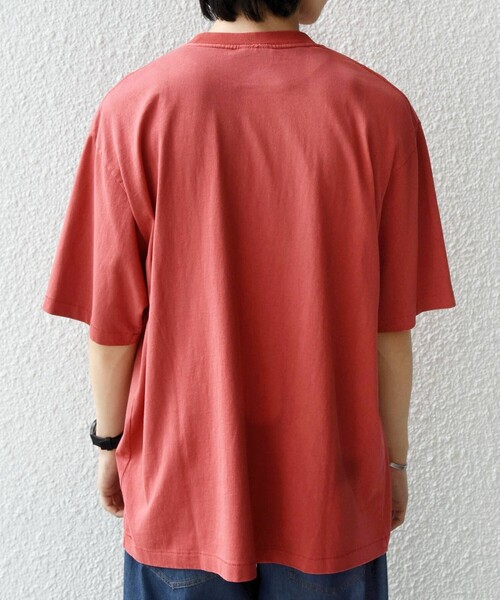 SHIPS any(シップス エニィ)の「【SHIPS any別注】ONEITA:〈洗濯機可能〉ピグメント ダイ リラックス Tシャツ◇(Tシャツ/カットソー・メンズ・ライトグリーン/オフホワイト/レッド/ブラック・X-LARGE/LARGE/MEDIUM)」の16枚目の写真