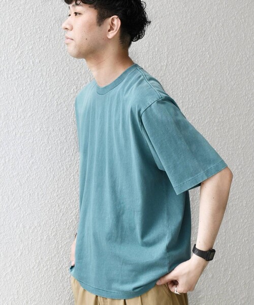 SHIPS any(シップス エニィ)の「【SHIPS any別注】ONEITA:〈洗濯機可能〉ピグメント ダイ リラックス Tシャツ◇(Tシャツ/カットソー・メンズ・ライトグリーン/オフホワイト/レッド/ブラック・X-LARGE/LARGE/MEDIUM)」の20枚目の写真