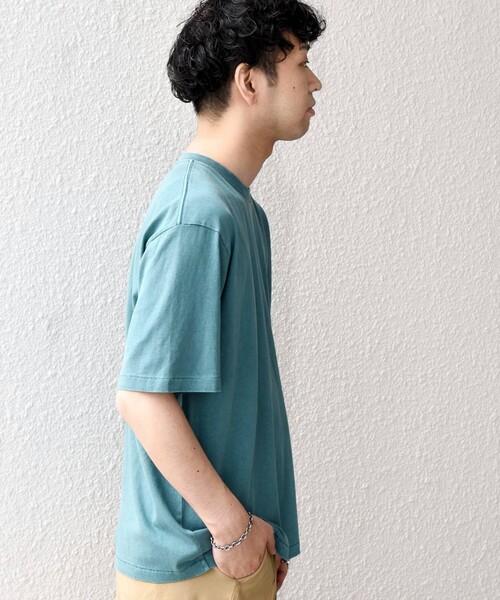 SHIPS any(シップス エニィ)の「【SHIPS any別注】ONEITA:〈洗濯機可能〉ピグメント ダイ リラックス Tシャツ◇(Tシャツ/カットソー・メンズ・ライトグリーン/オフホワイト/レッド/ブラック・X-LARGE/LARGE/MEDIUM)」の21枚目の写真