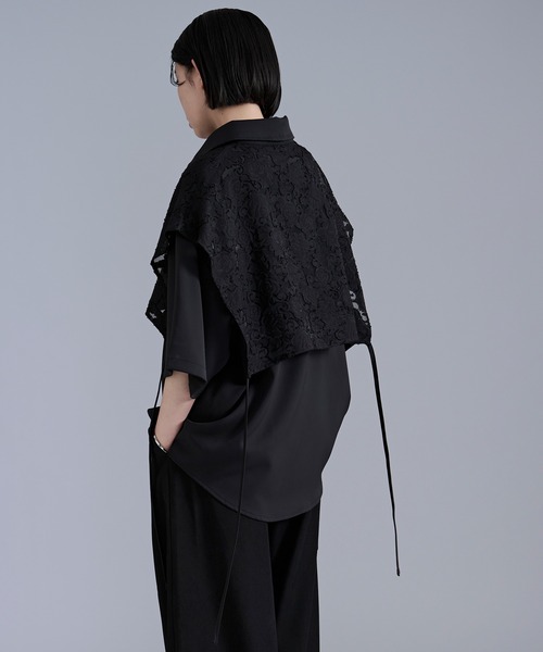Ellno Loset(エルノロゼット)の「オパールジャガードレイヤードシャツ(シャツ/ブラウス・メンズ・オフホワイト/ブラック・LARGE/MEDIUM/SMALL)」の16枚目の写真